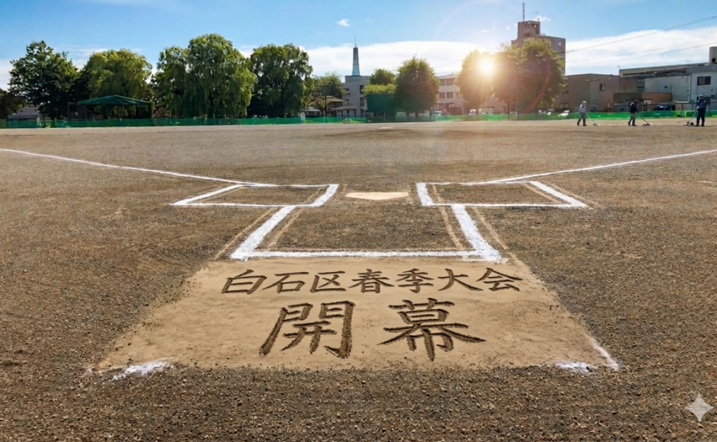 白石区の代表権をかけた春の熱戦！